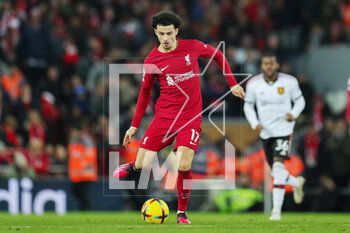2023-03-06 - Liverpool midfielder Curtis Jones during the English championship Premier League football match between Liverpool and Manchester United on 5 March 2023 at Anfield in Liverpool, England - FOOTBALL - ENGLISH CHAMP - LIVERPOOL V MANCHESTER UNITED - ENGLISH PREMIER LEAGUE - SOCCER