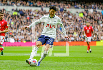 12/03/2023 - Son Heung-Min (7) of Tottenham Hotspur during the English championship Premier League football match between Tottenham Hotspur and Nottingham Forest on 11 March 2023 at Tottenham Hotspur Stadium in London, England - FOOTBALL - ENGLISH CHAMP - TOTTENHAM V NOTTINGHAM FOREST - ENGLISH PREMIER LEAGUE - CALCIO