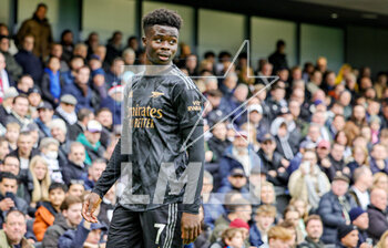 2023-03-13 - Bukayo Saka (7) of Arsenal during the English championship Premier League football match between Fulham and Arsenal on 12 March 2023 at Craven Cottage in London, England - FOOTBALL - ENGLISH CHAMP - FULHAM V ARSENAL - ENGLISH PREMIER LEAGUE - SOCCER