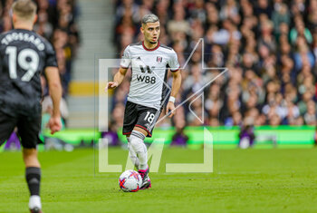 2023-03-13 - Andreas Pereira (18) of Fulham during the English championship Premier League football match between Fulham and Arsenal on 12 March 2023 at Craven Cottage in London, England - FOOTBALL - ENGLISH CHAMP - FULHAM V ARSENAL - ENGLISH PREMIER LEAGUE - SOCCER