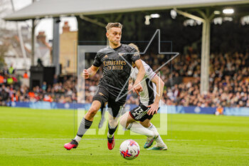 2023-03-13 - Leandro Trossard (19) of Arsenal during the English championship Premier League football match between Fulham and Arsenal on 12 March 2023 at Craven Cottage in London, England - FOOTBALL - ENGLISH CHAMP - FULHAM V ARSENAL - ENGLISH PREMIER LEAGUE - SOCCER