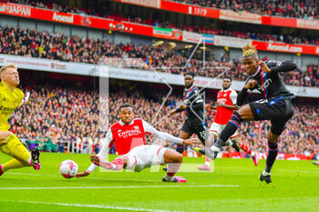 2023-03-19 - Crystal Palace forward Wilfried Zaha (11) during the English championship Premier League football match between Arsenal and Crystal Palace on 19 March 2023 at the Emirates Stadium in London, England - FOOTBALL - ENGLISH CHAMP - ARSENAL V CRYSTAL PALACE - ENGLISH PREMIER LEAGUE - SOCCER