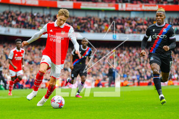 2023-03-19 - Arsenal midfielder Martin Odegaard during the English championship Premier League football match between Arsenal and Crystal Palace on 19 March 2023 at the Emirates Stadium in London, England - FOOTBALL - ENGLISH CHAMP - ARSENAL V CRYSTAL PALACE - ENGLISH PREMIER LEAGUE - SOCCER