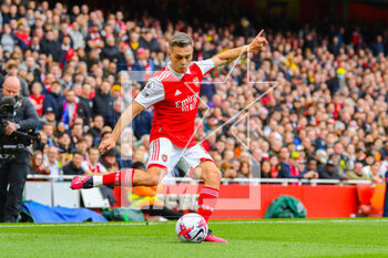 2023-03-19 - Arsenal midfielder Leandro Trossard during the English championship Premier League football match between Arsenal and Crystal Palace on 19 March 2023 at the Emirates Stadium in London, England - FOOTBALL - ENGLISH CHAMP - ARSENAL V CRYSTAL PALACE - ENGLISH PREMIER LEAGUE - SOCCER