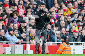 2023-03-19 - Arsenal manager Mikel Arteta during the English championship Premier League football match between Arsenal and Crystal Palace on 19 March 2023 at the Emirates Stadium in London, England - FOOTBALL - ENGLISH CHAMP - ARSENAL V CRYSTAL PALACE - ENGLISH PREMIER LEAGUE - SOCCER