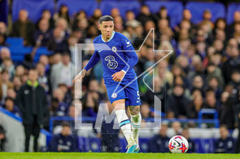 2023-03-20 - Enzo Fernandez (5) of Chelsea during the English championship Premier League football match between Chelsea and Everton on 18 March 2023 at Stamford Bridge in London, England - FOOTBALL - ENGLISH CHAMP - CHELSEA V EVERTON - ENGLISH PREMIER LEAGUE - SOCCER