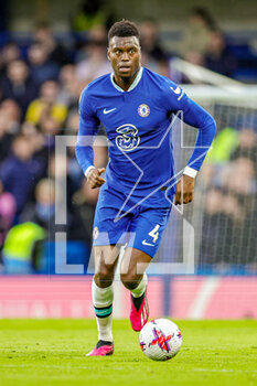 2023-03-20 - Benoit Badiashile (4) of Chelsea during the English championship Premier League football match between Chelsea and Everton on 18 March 2023 at Stamford Bridge in London, England - FOOTBALL - ENGLISH CHAMP - CHELSEA V EVERTON - ENGLISH PREMIER LEAGUE - SOCCER