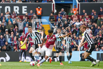 2023-04-15 - Aston Villa forward Ollie Watkins (11) scores a goal to make the score 2-0 during the English championship Premier League football match between Aston Villa and Newcastle United on 15 April 2023 at Villa Park in Birmingham, England - FOOTBALL - ENGLISH CHAMP - ASTON VILLA V NEWCASTLE - ENGLISH PREMIER LEAGUE - SOCCER