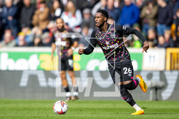 2023-04-15 - Brentford midfielder Shandon Baptiste during the English championship Premier League football match between Wolverhampton Wanderers and Brentford on 15 April 2023 at Molineux stadium in Wolverhampton, England - FOOTBALL - ENGLISH CHAMP - WOLVERHAMPTON V BRENTFORD - ENGLISH PREMIER LEAGUE - SOCCER