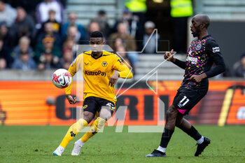 2023-04-15 - Wolverhampton Wanderers defender Nelson Semedo during the English championship Premier League football match between Wolverhampton Wanderers and Brentford on 15 April 2023 at Molineux stadium in Wolverhampton, England - FOOTBALL - ENGLISH CHAMP - WOLVERHAMPTON V BRENTFORD - ENGLISH PREMIER LEAGUE - SOCCER