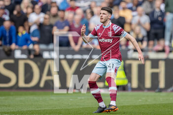 2023-04-16 - West Ham United midfielder Declan Rice during the English championship Premier League football match between West Ham United and Arsenal on 16 April 2023 at the London Stadium in London, England - FOOTBALL - ENGLISH CHAMP - WEST HAM V ARSENAL - ENGLISH PREMIER LEAGUE - SOCCER