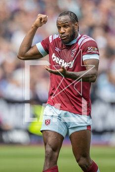2023-04-16 - West Ham United forward Michail Antonio during the English championship Premier League football match between West Ham United and Arsenal on 16 April 2023 at the London Stadium in London, England - FOOTBALL - ENGLISH CHAMP - WEST HAM V ARSENAL - ENGLISH PREMIER LEAGUE - SOCCER
