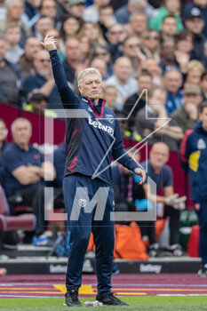 2023-04-16 - David Moyes, Manager of West Ham during the English championship Premier League football match between West Ham United and Arsenal on 16 April 2023 at the London Stadium in London, England - FOOTBALL - ENGLISH CHAMP - WEST HAM V ARSENAL - ENGLISH PREMIER LEAGUE - SOCCER