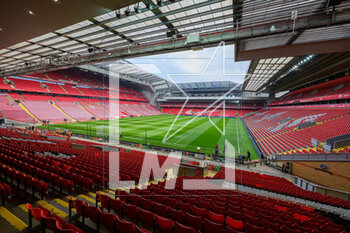 2023-04-22 - General view during the English championship Premier League football match between Liverpool and Nottingham Forest on 22 April 2023 at Anfield stadium in Liverpool, England - FOOTBALL - ENGLISH CHAMP - LIVERPOOL V NOTTINGHAM FOREST - ENGLISH PREMIER LEAGUE - SOCCER