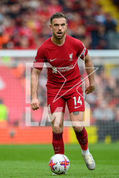 2023-04-22 - Jordan Henderson of Liverpool during the English championship Premier League football match between Liverpool and Nottingham Forest on 22 April 2023 at Anfield stadium in Liverpool, England - FOOTBALL - ENGLISH CHAMP - LIVERPOOL V NOTTINGHAM FOREST - ENGLISH PREMIER LEAGUE - SOCCER