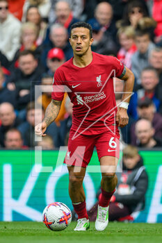 2023-04-22 - Thiago Alcantara of Liverpool during the English championship Premier League football match between Liverpool and Nottingham Forest on 22 April 2023 at Anfield stadium in Liverpool, England - FOOTBALL - ENGLISH CHAMP - LIVERPOOL V NOTTINGHAM FOREST - ENGLISH PREMIER LEAGUE - SOCCER