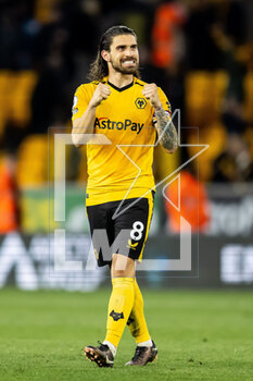 2023-04-25 - Wolverhampton Wanderers midfielder Ruben Neves (8) celebrates after the English championship Premier League football match between Wolverhampton Wanderers and Crystal Palace on 25 April 2023 at Molineux stadium in Wolverhampton, England - FOOTBALL - ENGLISH CHAMP - WOLVERHAMPTON V CRYSTAL PALACE - ENGLISH PREMIER LEAGUE - SOCCER