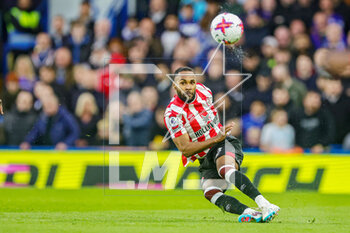 2023-04-26 - Rico Henry (3) of Brentford during the English championship Premier League football match between Chelsea and Brentford on 26 April 2023 at Stamford Bridge in London, England - FOOTBALL - ENGLISH CHAMP - CHELSEA V BRENTFORD - ENGLISH PREMIER LEAGUE - SOCCER