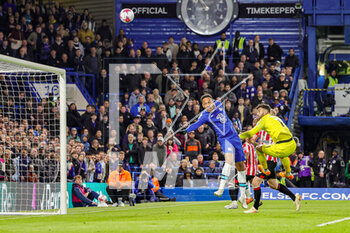 2023-04-26 - Pierre-Emerick Aubameyang (9) of Chelsea during the English championship Premier League football match between Chelsea and Brentford on 26 April 2023 at Stamford Bridge in London, England - FOOTBALL - ENGLISH CHAMP - CHELSEA V BRENTFORD - ENGLISH PREMIER LEAGUE - SOCCER