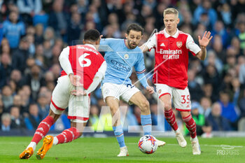2023-04-26 - Manchester City midfielder Bernardo Silva (20) during the English championship Premier League football match between Manchester City and Arsenal on 26 April 2023 at the Etihad Stadium in Manchester, England - FOOTBALL - ENGLISH CHAMP - MANCHESTER CITY V ARSENAL - ENGLISH PREMIER LEAGUE - SOCCER