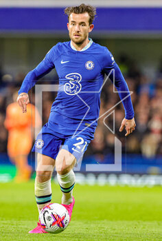 2023-04-27 - Ben Chilwell (21) of Chelsea during the English championship Premier League football match between Chelsea and Brentford on 26 April 2023 at Stamford Bridge in London, England - FOOTBALL - ENGLISH CHAMP - CHELSEA V BRENTFORD - ENGLISH PREMIER LEAGUE - SOCCER