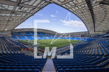 2023-05-04 - General view ahead of the English championship Premier League football match between Brighton and Hove Albion and Manchester United on 4 May 2023 at the American Express Community Stadium in Brighton and Hove, England - FOOTBALL - ENGLISH CHAMP - BRIGHTON V MANCHESTER UNITED - ENGLISH PREMIER LEAGUE - SOCCER