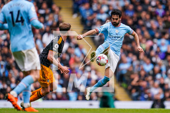 2023-05-06 - Manchester City midfielder Ilkay Gundogan during the English championship Premier League football match between Manchester City and Leeds United on 6 May 2023 at the Etihad Stadium in Manchester, England - FOOTBALL - ENGLISH CHAMP - MANCHESTER CITY V LEEDS - ENGLISH PREMIER LEAGUE - SOCCER
