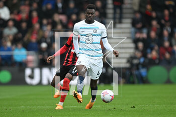 2023-05-06 - Benoit Badiashile (4) of Chelsea during the English championship Premier League football match between Bournemouth and Chelsea on 6 May 2023 at the Vitality Stadium in Bournemouth, England - FOOTBALL - ENGLISH CHAMP - BOURNEMOUTH V CHELSEA - ENGLISH PREMIER LEAGUE - SOCCER