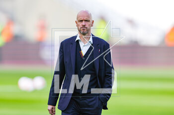 2023-05-08 - Erik ten Hag Manager of Manchester United during the English championship Premier League football match between West Ham United and Manchester United on 7 May 2023 at the London Stadium in London, England - FOOTBALL - ENGLISH CHAMP - WEST HAM V MANCHESTER UNITED - ENGLISH PREMIER LEAGUE - SOCCER