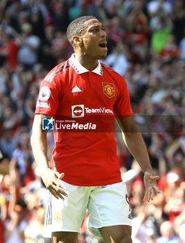 2023-05-13 - Manchester United forward Anthony Martial celebrates his goal 1-0 during the English championship Premier League football match between Manchester United and Wolverhampton Wanderers on 13 May 2023 at Old Trafford in Manchester, England - FOOTBALL - ENGLISH CHAMP - MANCHESTER UNITED V WOLVERHAMPTON - ENGLISH PREMIER LEAGUE - SOCCER
