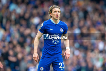 2023-05-13 - Chelsea midfielder Conor Gallagher during the English championship Premier League football match between Chelsea and Nottingham Forest on 13 May 2023 at Stamford Bridge in London, England - FOOTBALL - ENGLISH CHAMP - CHELSEA V NOTTINGHAM - ENGLISH PREMIER LEAGUE - SOCCER