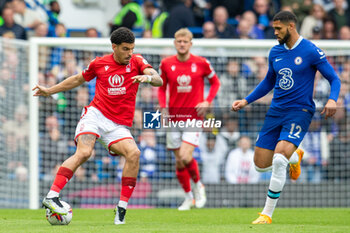 2023-05-13 - Nottingham Forest midfielder Morgan Gibbs-White during the English championship Premier League football match between Chelsea and Nottingham Forest on 13 May 2023 at Stamford Bridge in London, England - FOOTBALL - ENGLISH CHAMP - CHELSEA V NOTTINGHAM - ENGLISH PREMIER LEAGUE - SOCCER