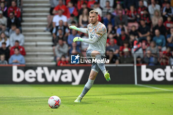 2023-05-20 - Neto (13) of AFC Bournemouth during the English championship Premier League football match between Bournemouth and Manchester United on 20 May 2023 at the Vitality Stadium in Bournemouth, England - FOOTBALL - ENGLISH CHAMP - BOURNEMOUTH V MANCHESTER UNITED - ENGLISH PREMIER LEAGUE - SOCCER