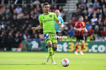 2023-05-20 - Casemiro (18) of Manchester United during the English championship Premier League football match between Bournemouth and Manchester United on 20 May 2023 at the Vitality Stadium in Bournemouth, England - FOOTBALL - ENGLISH CHAMP - BOURNEMOUTH V MANCHESTER UNITED - ENGLISH PREMIER LEAGUE - SOCCER