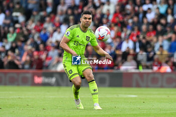 2023-05-20 - Casemiro (18) of Manchester United during the English championship Premier League football match between Bournemouth and Manchester United on 20 May 2023 at the Vitality Stadium in Bournemouth, England - FOOTBALL - ENGLISH CHAMP - BOURNEMOUTH V MANCHESTER UNITED - ENGLISH PREMIER LEAGUE - SOCCER