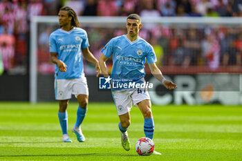 2023-05-29 - Phil Foden (47) of Manchester City during the English championship Premier League football match between Brentford and Manchester City on 28 May 2023 at Gtech Community Stadium in Brentford, England - FOOTBALL - ENGLISH CHAMP - BRENTFORD V MANCHESTER CITY - ENGLISH PREMIER LEAGUE - SOCCER