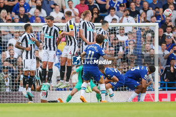 2023-05-28 - Chelsea forward Joao Felix’s (11) free kick during the English championship Premier League football match between Chelsea and Newcastle United on 28 May 2023 at Stamford Bridge in London, England - FOOTBALL - ENGLISH CHAMP - CHELSEA V NEWCASTLE - ENGLISH PREMIER LEAGUE - SOCCER