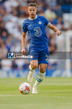 2023-05-28 - Chelsea defender Cesar Azpilicueta (28) during the English championship Premier League football match between Chelsea and Newcastle United on 28 May 2023 at Stamford Bridge in London, England - FOOTBALL - ENGLISH CHAMP - CHELSEA V NEWCASTLE - ENGLISH PREMIER LEAGUE - SOCCER