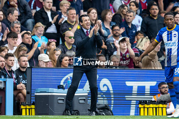2023-05-28 - Aston Villa Manager Unai Emery during the English championship Premier League football match between Aston Villa and Brighton and Hove Albion on 28 May 2023 at Villa Park in Birmingham, England - FOOTBALL - ENGLISH CHAMP - ASTON VILLA V BRIGHTON - ENGLISH PREMIER LEAGUE - SOCCER