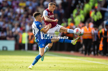 2023-05-28 - Aston Villa defender Lucas Digne (27) and Facundo Buonanotte of Brighton during the English championship Premier League football match between Aston Villa and Brighton and Hove Albion on 28 May 2023 at Villa Park in Birmingham, England - FOOTBALL - ENGLISH CHAMP - ASTON VILLA V BRIGHTON - ENGLISH PREMIER LEAGUE - SOCCER