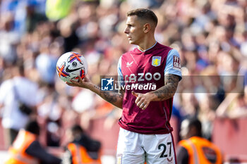 2023-05-28 - Aston Villa defender Lucas Digne during the English championship Premier League football match between Aston Villa and Brighton and Hove Albion on 28 May 2023 at Villa Park in Birmingham, England - FOOTBALL - ENGLISH CHAMP - ASTON VILLA V BRIGHTON - ENGLISH PREMIER LEAGUE - SOCCER