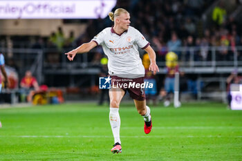 2023-08-11 - Manchester City forward Erling Haaland during the English championship Premier League football match between Burnley and Manchester City on 11 August 2023 at Turf Moor in Burnley, England - FOOTBALL - ENGLISH CHAMP - BURNLEY V MANCHESTER CITY - ENGLISH PREMIER LEAGUE - SOCCER