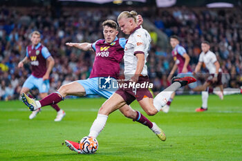 2023-08-11 - Manchester City forward Erling Haaland during the English championship Premier League football match between Burnley and Manchester City on 11 August 2023 at Turf Moor in Burnley, England - FOOTBALL - ENGLISH CHAMP - BURNLEY V MANCHESTER CITY - ENGLISH PREMIER LEAGUE - SOCCER