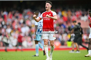 2023-08-12 - Arsenal midfielder Declan Rice (41) during the English championship Premier League football match between Arsenal and Nottingham Forest on 12 August 2023 at the Emirates Stadium in London, England - FOOTBALL - ENGLISH CHAMP - ARSENAL V NOTTINGHAM - ENGLISH PREMIER LEAGUE - SOCCER