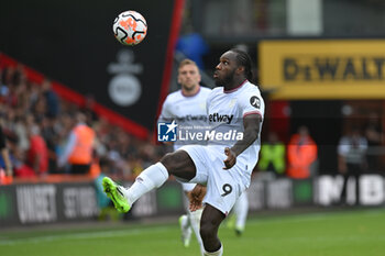 2023-08-12 - Michail Antonio (9) of West Ham during the English championship Premier League football match between Bournemouth and West Ham United on 12 August 2023 at the Vitality Stadium in Bournemouth, England - FOOTBALL - ENGLISH CHAMP - BOURNEMOUTH V WEST HAM - ENGLISH PREMIER LEAGUE - SOCCER