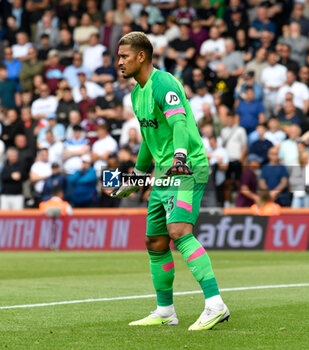 2023-08-12 - Alphonse Areola (23) of West Ham during the English championship Premier League football match between Bournemouth and West Ham United on 12 August 2023 at the Vitality Stadium in Bournemouth, England - FOOTBALL - ENGLISH CHAMP - BOURNEMOUTH V WEST HAM - ENGLISH PREMIER LEAGUE - SOCCER