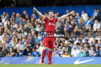 2023-08-13 - Liverpool defender Andrew Robertson during the English championship Premier League football match between Chelsea and Liverpool on 13 August 2023 at Stamford Bridge in London, England - FOOTBALL - ENGLISH CHAMP - CHELSEA V LIVERPOOL - ENGLISH PREMIER LEAGUE - SOCCER