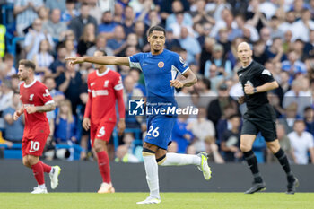 2023-08-13 - Chelsea defender Levi Colwill (26) during the English championship Premier League football match between Chelsea and Liverpool on 13 August 2023 at Stamford Bridge in London, England - FOOTBALL - ENGLISH CHAMP - CHELSEA V LIVERPOOL - ENGLISH PREMIER LEAGUE - SOCCER