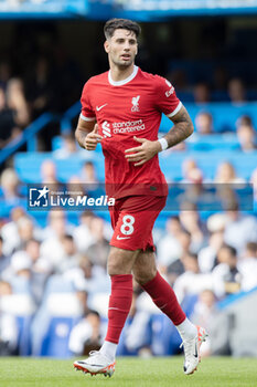 2023-08-13 - Liverpool midfielder Dominik Szoboszlai (8) during the English championship Premier League football match between Chelsea and Liverpool on 13 August 2023 at Stamford Bridge in London, England - FOOTBALL - ENGLISH CHAMP - CHELSEA V LIVERPOOL - ENGLISH PREMIER LEAGUE - SOCCER