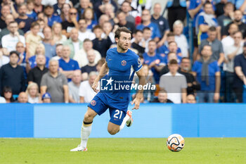 2023-08-13 - Chelsea defender Ben Chilwell (21) during the English championship Premier League football match between Chelsea and Liverpool on 13 August 2023 at Stamford Bridge in London, England - FOOTBALL - ENGLISH CHAMP - CHELSEA V LIVERPOOL - ENGLISH PREMIER LEAGUE - SOCCER